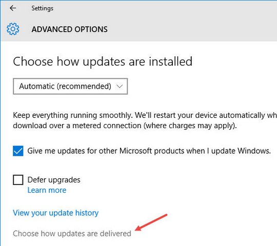 Update how. Choose Advanced options for Windows 7.