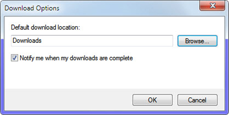 Download default